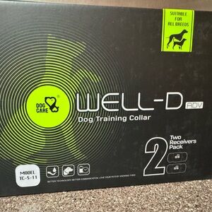 WELL-D DOG TRAINING COLLAR 2 RECEIVERS PACK